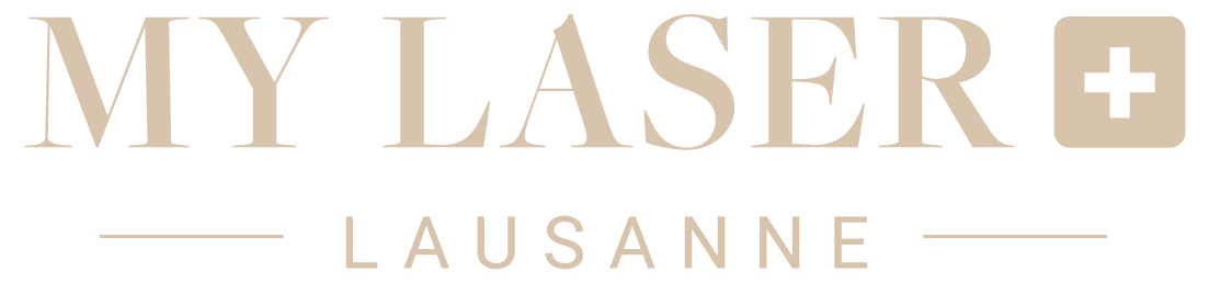 MY LASER - Lausanne - logo beige